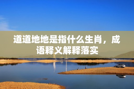 道道地地是指什么生肖，成语释义解释落实