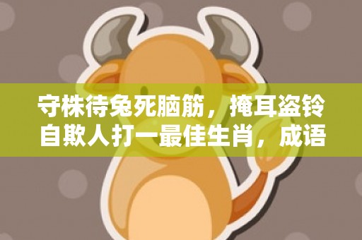 守株待兔死脑筋，掩耳盗铃自欺人打一最佳生肖，成语释义解释落实