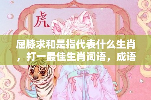 屈膝求和是指代表什么生肖，打一最佳生肖词语，成语释义解释落实