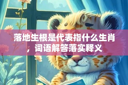 落地生根是代表指什么生肖，词语解答落实释义