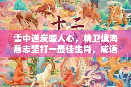 雪中送炭暖人心，精卫填海意志坚打一最佳生肖，成语释义解释落实