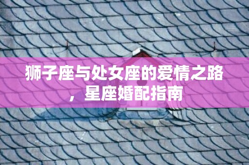 狮子座与处女座的爱情之路，星座婚配指南