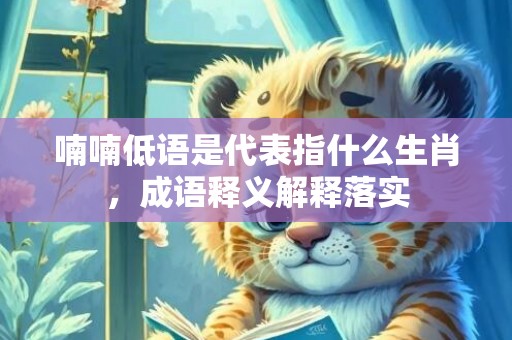 喃喃低语是代表指什么生肖，成语释义解释落实
