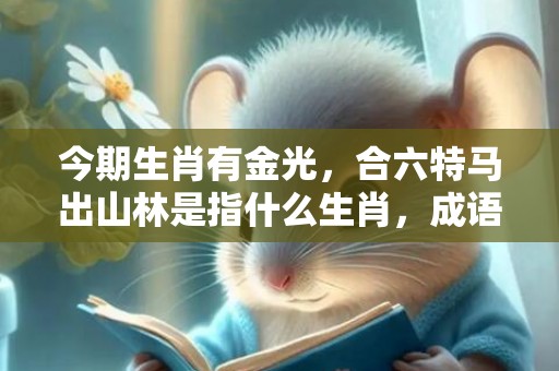 今期生肖有金光，合六特马出山林是指什么生肖，成语释义解释落实插图