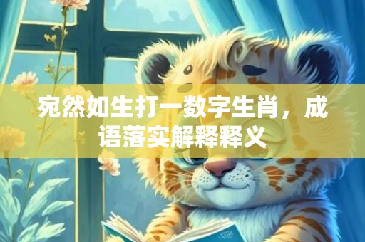 宛然如生打一数字生肖，成语落实解释释义