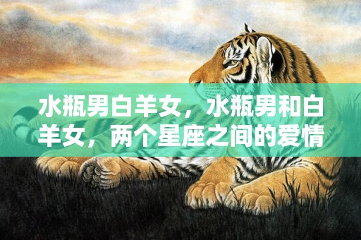 水瓶男白羊女，水瓶男和白羊女，两个星座之间的爱情终究会是怎样的？