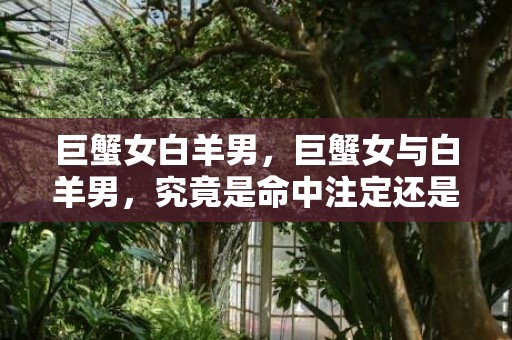 巨蟹女白羊男，巨蟹女与白羊男，究竟是命中注定还是两个世界的隔阂？