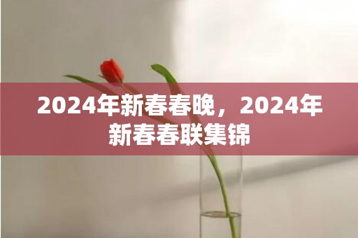 2024年新春春晚，2024年新春春联集锦