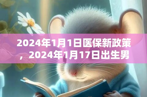 2024年1月1日医保新政策，2024年1月17日出生男宝宝起名大全
