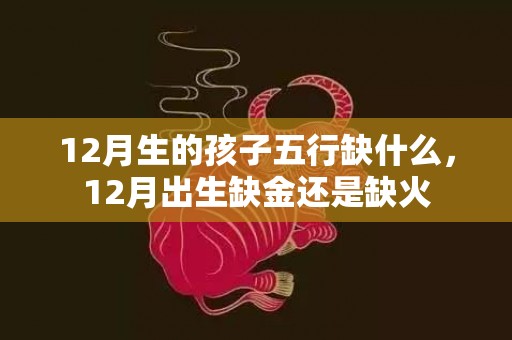 12月生的孩子五行缺什么，12月出生缺金还是缺火
