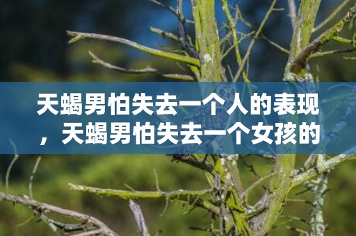 天蝎男怕失去一个人的表现，天蝎男怕失去一个女孩的表现