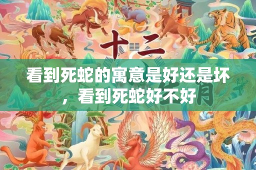 看到死蛇的寓意是好还是坏，看到死蛇好不好