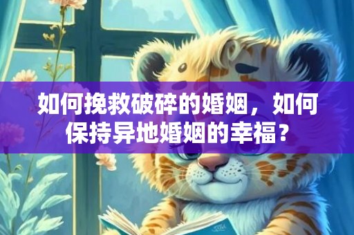 如何挽救破碎的婚姻，如何保持异地婚姻的幸福？