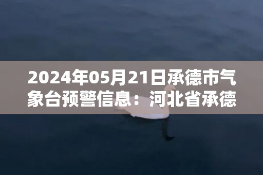 2024年05月21日承德市气象台预警信息：河北省承德市发布雷电黄色预警