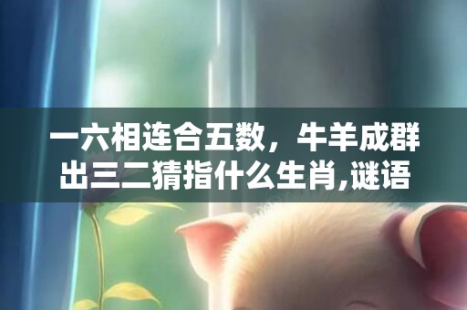 一六相连合五数，牛羊成群出三二猜指什么生肖,谜语释义解释落实