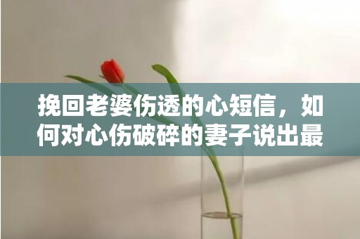 挽回老婆伤透的心短信，如何对心伤破碎的妻子说出最真挚的短信？