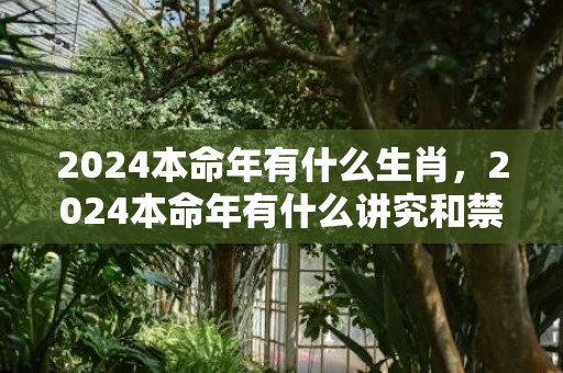 2024本命年有什么生肖，2024本命年有什么讲究和禁忌
