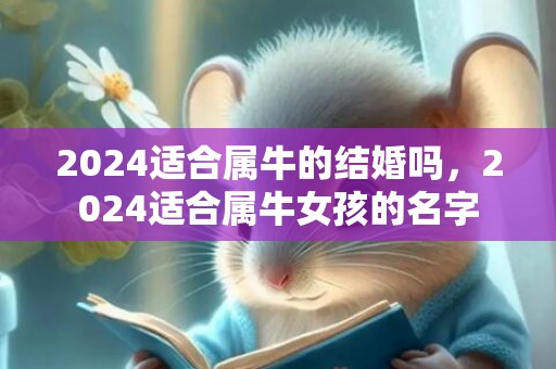 2024适合属牛的结婚吗，2024适合属牛女孩的名字