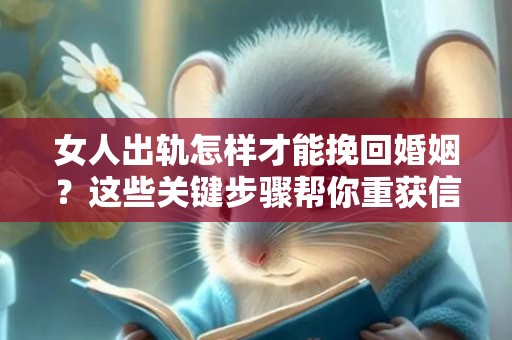 女人出轨怎样才能挽回婚姻？这些关键步骤帮你重获信任