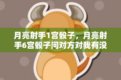 月亮射手1宫骰子，月亮射手6宫骰子问对方对我有没有感情