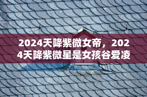 2024天降紫微女帝，2024天降紫微星是女孩谷爱凌
