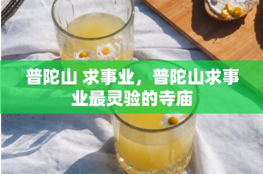 普陀山 求事业，普陀山求事业最灵验的寺庙