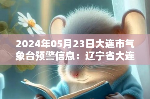 2024年05月23日大连市气象台预警信息：辽宁省大连市发布海上大雾橙色预警