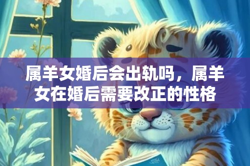 属羊女婚后会出轨吗，属羊女在婚后需要改正的性格