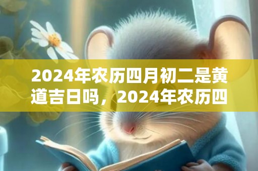 2024年农历四月初二是黄道吉日吗，2024年农历四月十八日这天适合祭祀吗