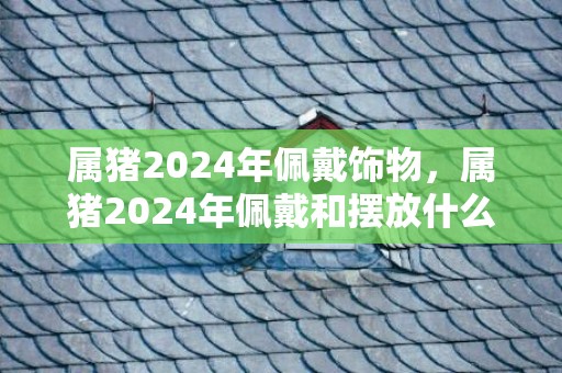 属猪2024年佩戴饰物，属猪2024年佩戴和摆放什么饰品好