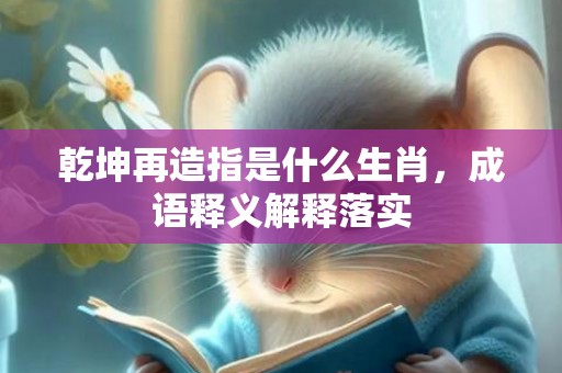 乾坤再造指是什么生肖，成语释义解释落实