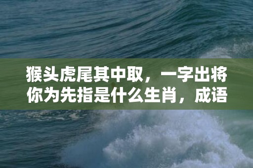 猴头虎尾其中取，一字出将你为先指是什么生肖，成语释义解释落实插图