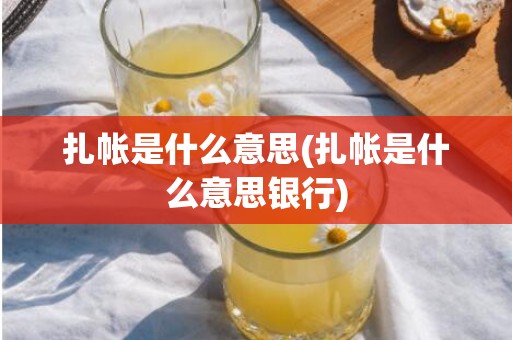 扎帐是什么意思(扎帐是什么意思银行)