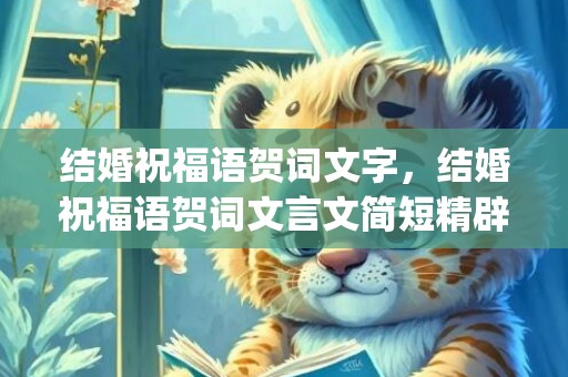 结婚祝福语贺词文字，结婚祝福语贺词文言文简短精辟句子(最简单的祝福语一句话)