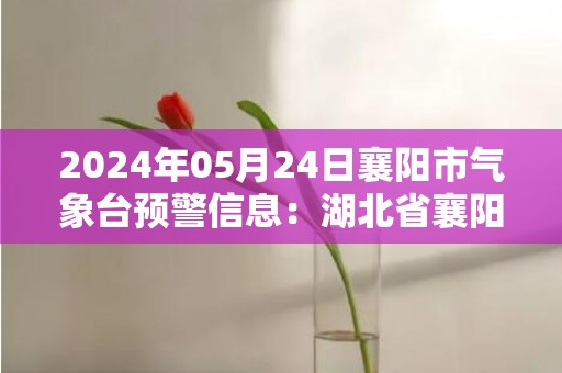 2024年05月24日襄阳市气象台预警信息：湖北省襄阳市发布高温黄色预警