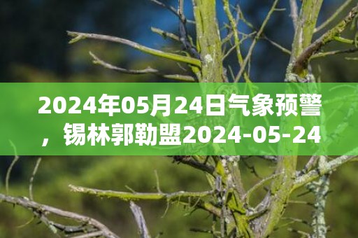 2024年05月24日气象预警，锡林郭勒盟2024-05-24星期五天气预报 大部多云转小雨