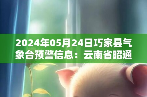2024年05月24日巧家县气象台预警信息：云南省昭通市巧家县发布高温橙色预警