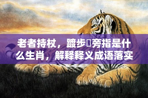 老者持杖，踱步階旁指是什么生肖，解释释义成语落实