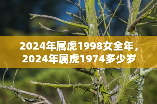 2024年属虎1998女全年，2024年属虎1974多少岁