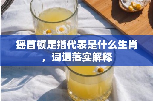 摇首顿足指代表是什么生肖，词语落实解释插图