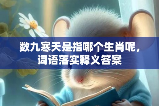 数九寒天是指哪个生肖呢，词语落实释义答案