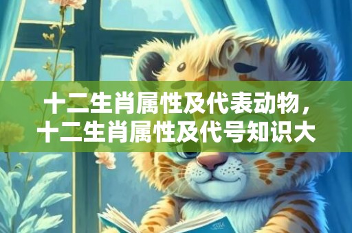 十二生肖属性及代表动物，十二生肖属性及代号知识大全