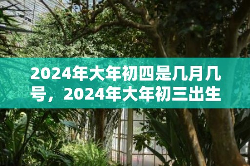 2024年大年初四是几月几号，2024年大年初三出生的宝宝运势怎么样
