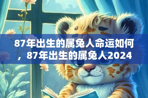 87年出生的属兔人命运如何，87年出生的属兔人2024年可以结婚吗