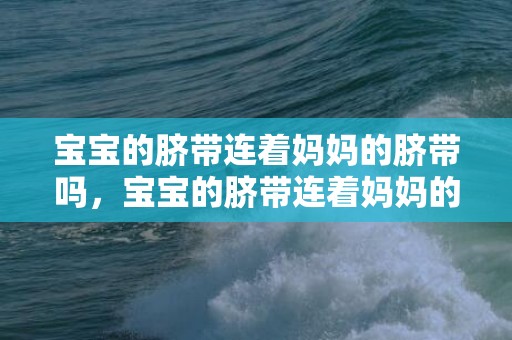 宝宝的脐带连着妈妈的脐带吗，宝宝的脐带连着妈妈的肚脐是吗