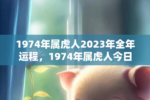 1974年属虎人2023年全年运程，1974年属虎人今日财运方位
