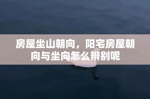 房屋坐山朝向，阳宅房屋朝向与坐向怎么辨别呢