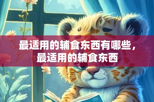 最适用的辅食东西有哪些，最适用的辅食东西
