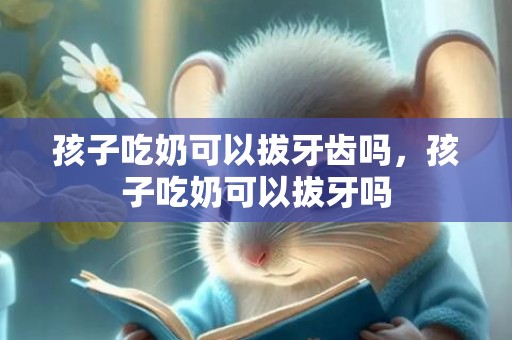 孩子吃奶可以拔牙齿吗，孩子吃奶可以拔牙吗