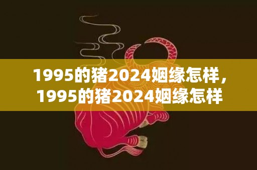 1995的猪2024姻缘怎样，1995的猪2024姻缘怎样
